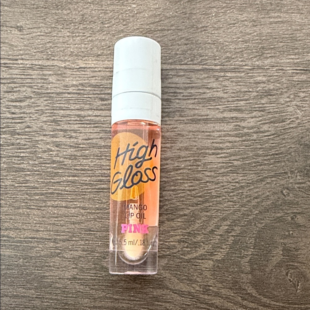 PINK Victoria's Secret High Gloss Mango Lip Oil - Light Pink
